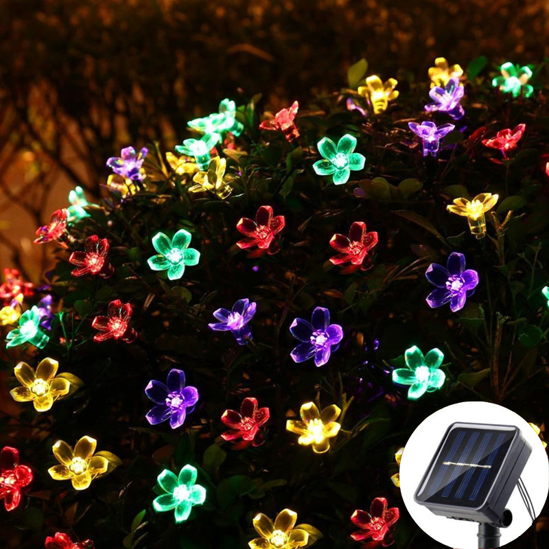 Solar Cherry Garden Flower Lig - огляд і ціна Outdoor Lighting Driveway