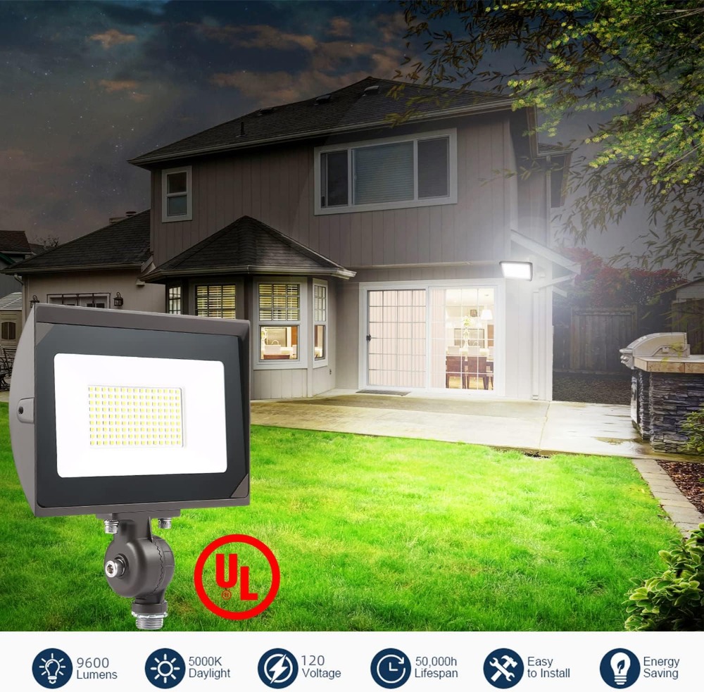 80W Outdoor LED Flood Light, 9 - огляд і ціна Outdoor Lighting Led