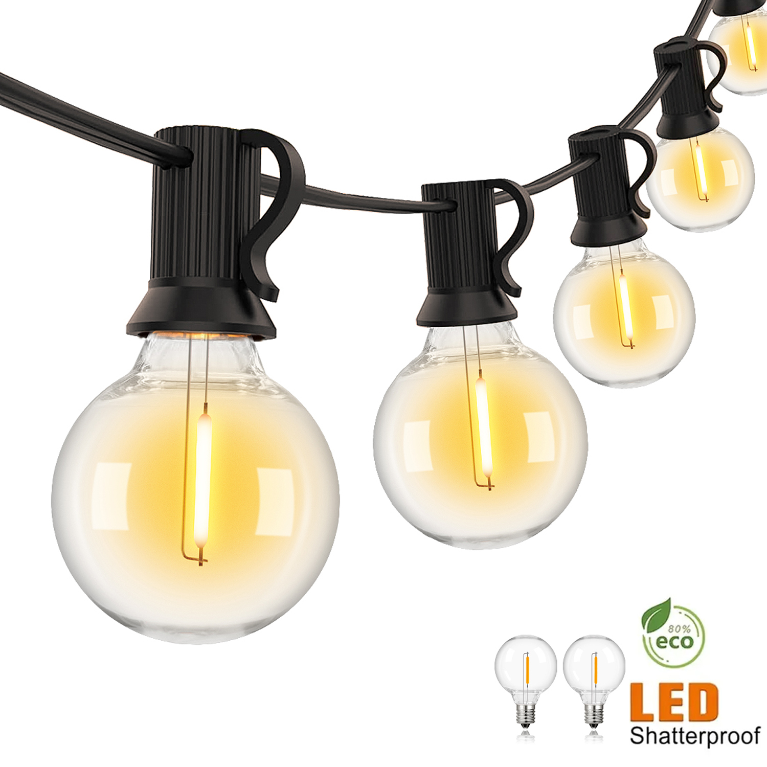 G40 Outdoor Garland String Lig - огляд і ціна Outdoor Lighting Strip