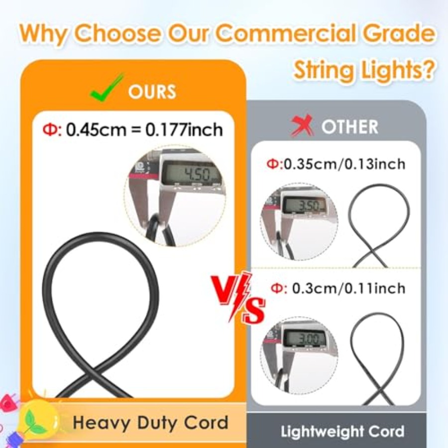 3-Color in 1 Solar String Ligh - огляд і ціна Outdoor Lighting Socket