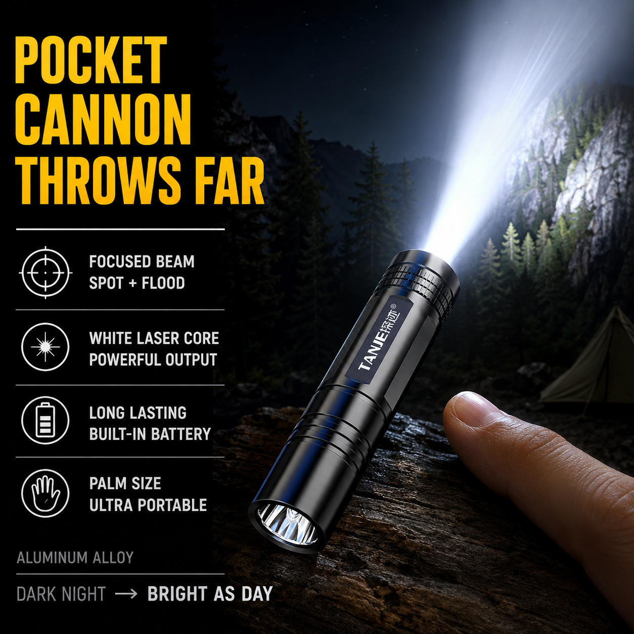 Outdoor Flashlight Small Mini  - огляд і ціна Zinc Outdoor Lighting