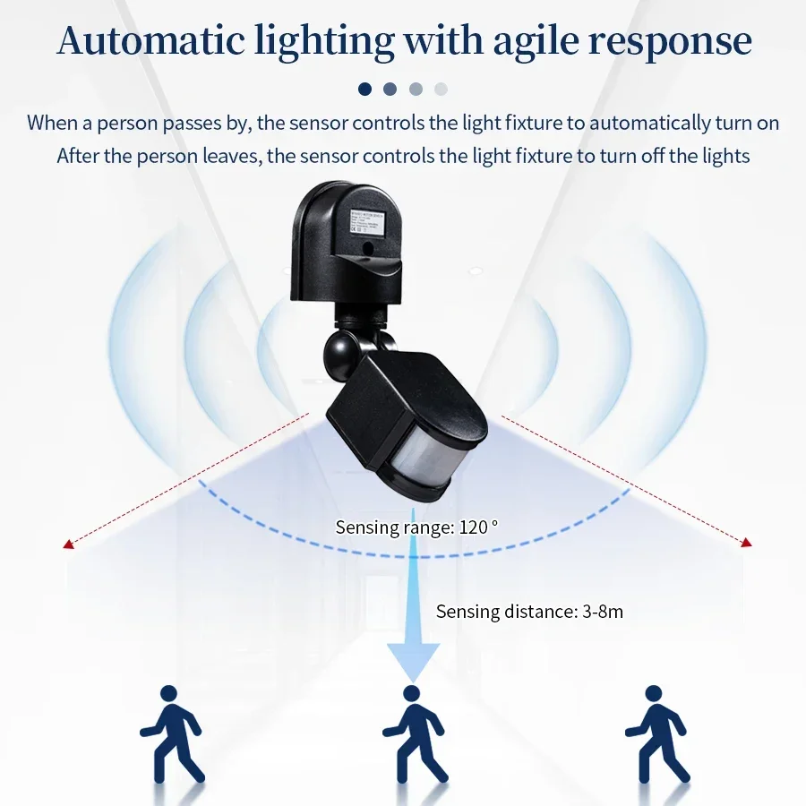 PIR Motion Sensor 220V 110V 12 - огляд і ціна Outdoor Lighting For Steps