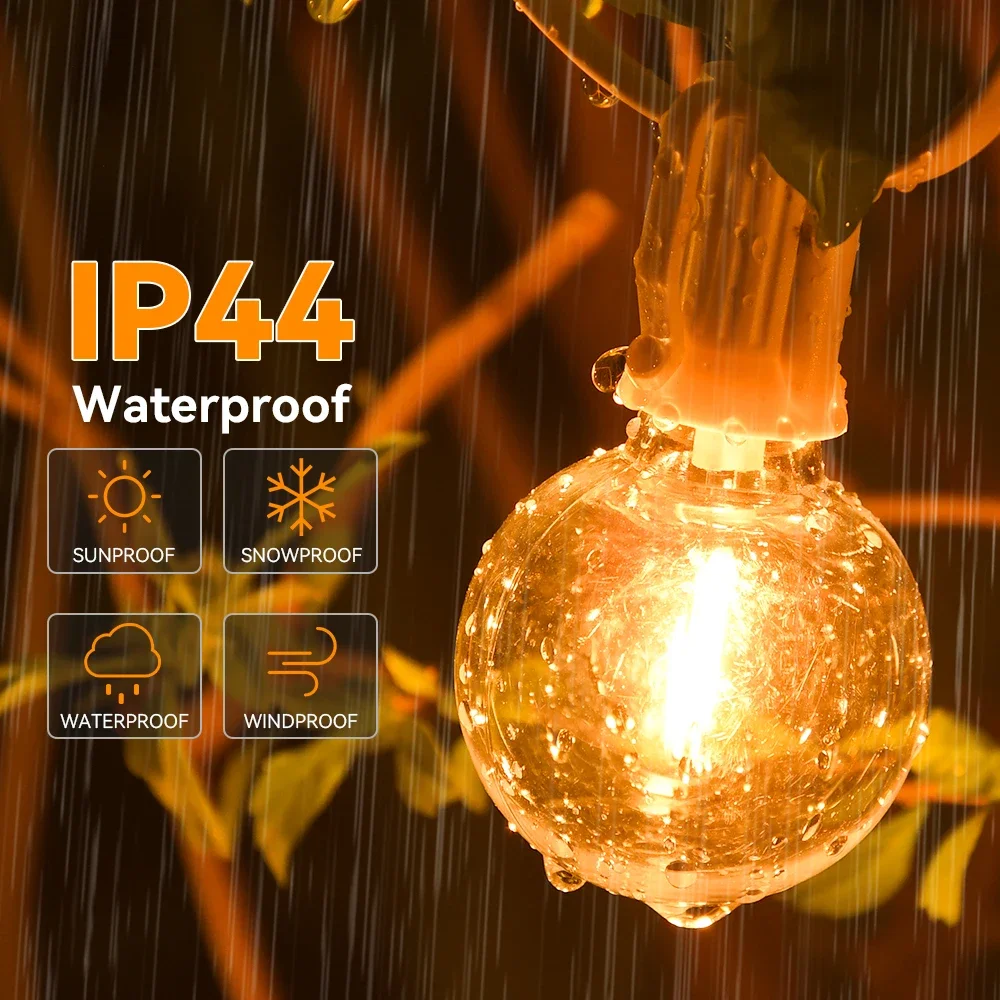 30M 15M Fairy String Light G40 - огляд і ціна Outdoor Lighting Driveway