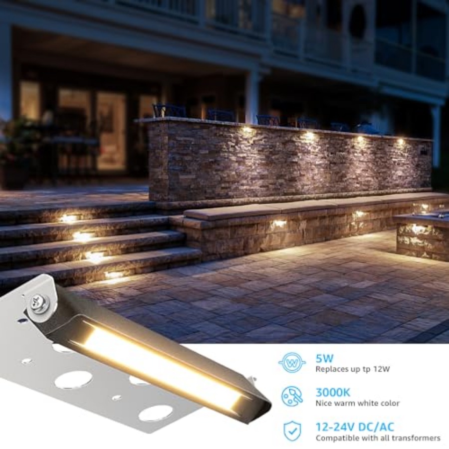 7 Inch Hardscape Lighting 5W L - огляд і ціна Outdoor Lighting For Steps