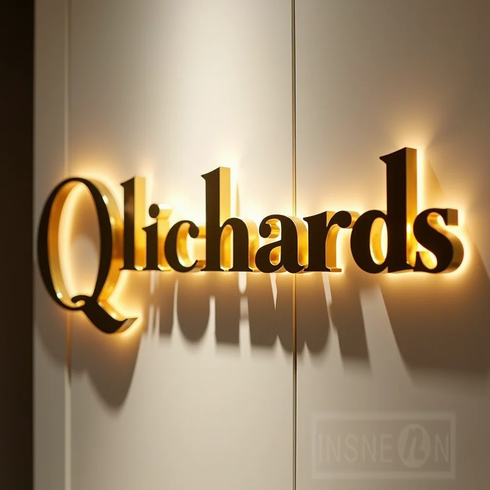 Custom Metal LED Sign Wall Log - огляд і ціна Outdoor Lighting Wall