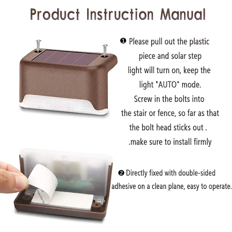 Outdoor Solar Step Lights Warm - огляд і ціна Outdoor Lighting For Steps