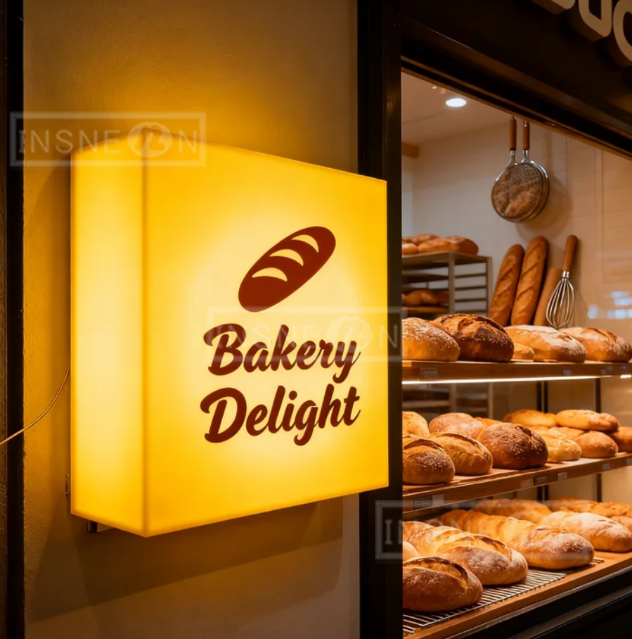 Custom LED Sign LightBox Fresh - огляд і ціна Outdoor Lighting Wall