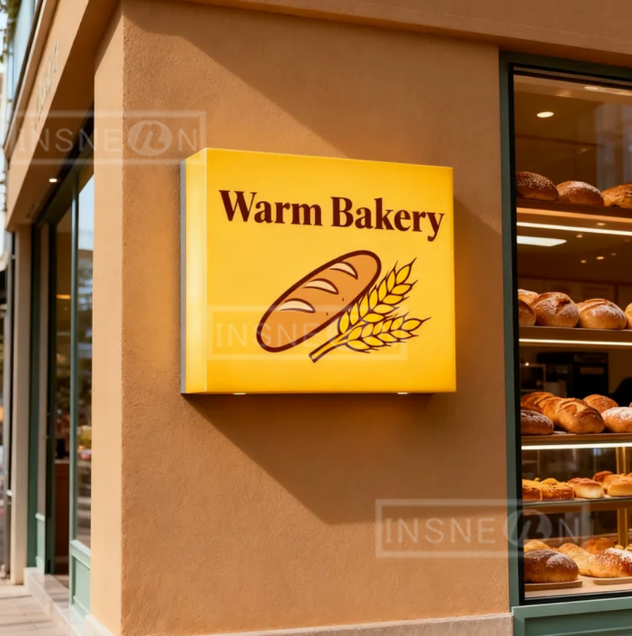 Custom LED Sign LightBox Fresh - огляд і ціна Outdoor Lighting Wall