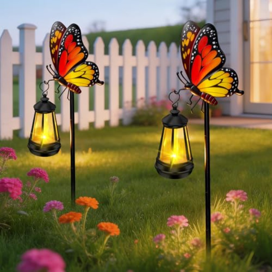 Solar Garden Decor Lights Outd - огляд і ціна Outdoor Lighting Yard Stakes
