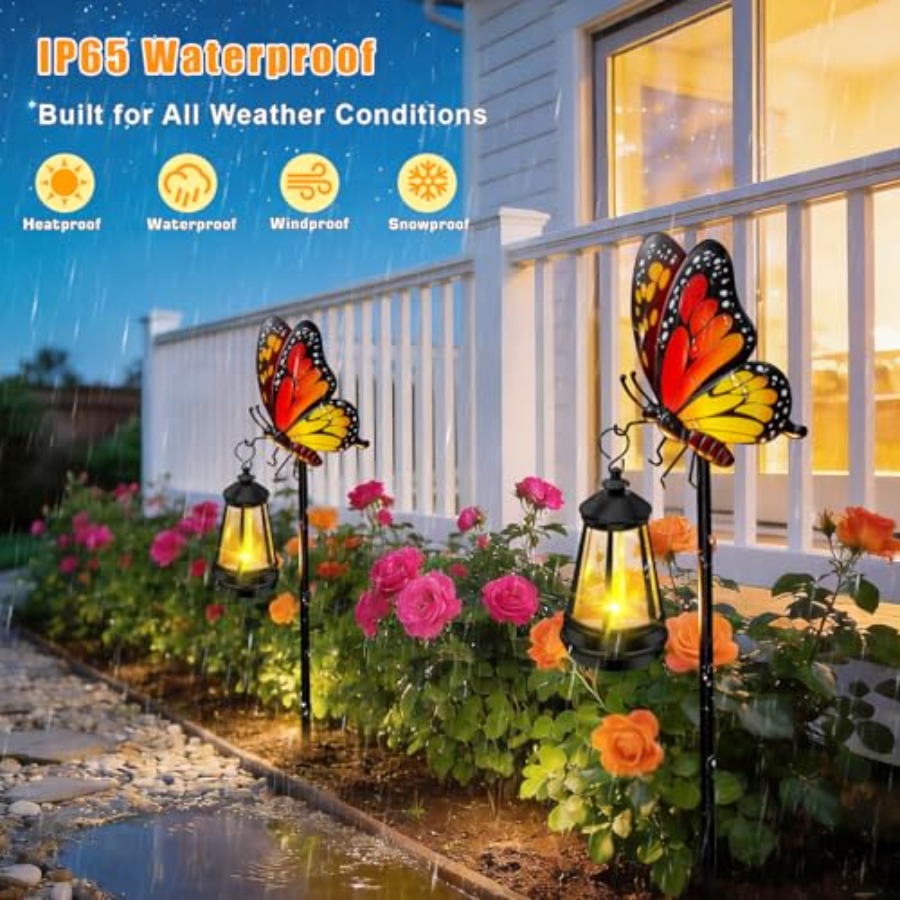 Solar Garden Decor Lights Outd - огляд і ціна Outdoor Lighting Yard Stakes