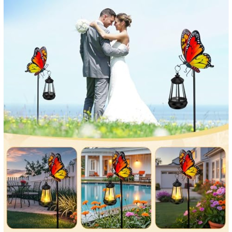 Solar Garden Decor Lights Outd - огляд і ціна Outdoor Lighting Yard Stakes